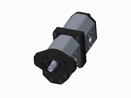 Tandem Gear Pump, Group 3 + Group 3