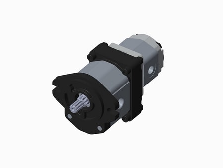 Tandem Gear Pump, Group 2 + Group 1