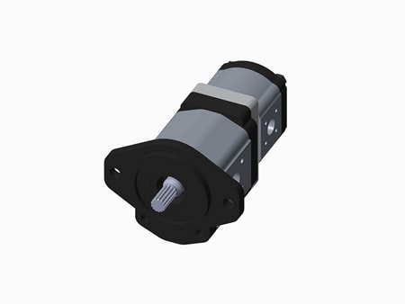 Tandem Gear Pump, Group 2.6 + Group 2