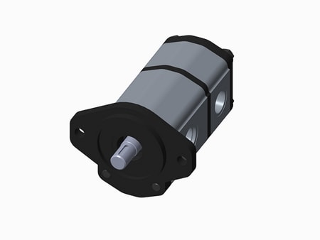 Tandem Gear Pump, Group 2.6 + Group 2.6